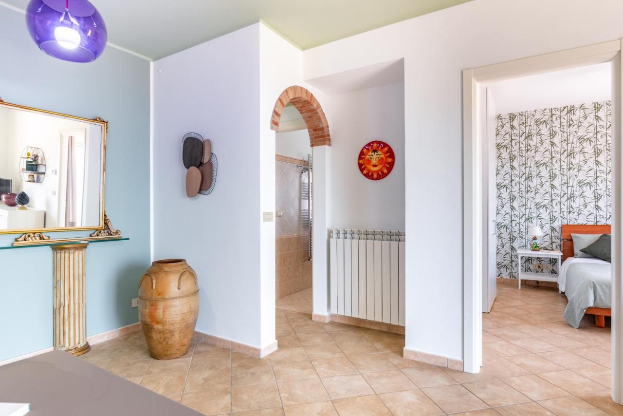 Taormina Panoramic Apartment With Parking Exterior foto